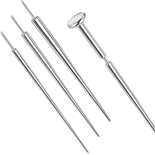 14g/16g/18g/20g ASTM F136 Titanium Piercing Kit Taper Insertion Pin | for Threadless Push In Tragus Helix Lip Nose Helix Piercing Jewelry Cartilage Earrings Labret Studs Nose Stud Stretcher - color: 3 Tapers for 18g/16g/14g Threadless Bar