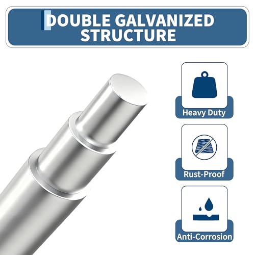 Livestock Fence, 5Ft x 328Ft Galvanized Wire Fencing, Cattle Farm Fence, Heavy Zinc Coated Deer Goat Cattle Fence for Farm Yard Livestock Protection - size: 5FT x 328FT