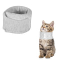 Cat Neck Brace, Adjustable Breathable Elizabethan Collar for Pet After Surgery Recovery Cat Neck Cervical Cone for Small Medium Dogs Puppies Kittens with Neck Circumference 8.2-10.2 Inch (Grey, S) - size: Small