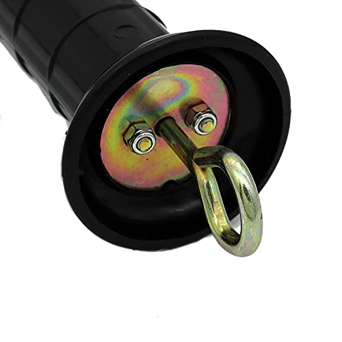 Plastic Electric Fence Spring Gate Handle with Insulators,Black - style: 2BlackMB+084