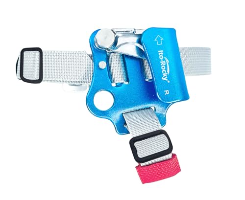 Foot Ascender Riser - Rope Climbing Equipment for SRT Climbing & Tree Arborist Climbing Device - color: Right Foot Blue