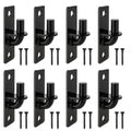 Gate Hinges Wall Mount with 5/8" Pin, 8 Pack Farm & Chain Link Gate Hinges | Rust-Resistant Gate Hinges, Heavy Duty Outdoor Metal Gate Hardware for Fences, Barns, Sheds, and Gates - size: 8 Pack
