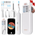 Bebird Earsight Plus R37R Ear Wax Removal Tool Camera, FSA HSA Eligible Items, Smart Ear Cleaner with Painless Visual Tweezers, Flexible Ear Camera Otoscope, Home ENT Cleaning Kit for Family,White - color: White
