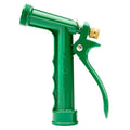 Rain Bird TRNZLMETAL Classic Rear Trigger Garden Hose Nozzle | Metal Pistol Grip Garden Hose Sprayer with Adjustable Multi-Pattern Spray, Threaded Front, 3/4 in. GHT Connection, Green - size: Adjustable Multi-Pattern