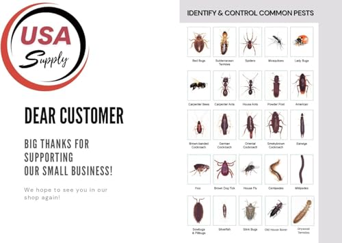 Fly Trap Sticks - Full Case of 12 – Effective & Easy-to-Use Fly Control Solution | Premium USA Supply Gloves for Safe Eradication | USA Supply Pest ID Card