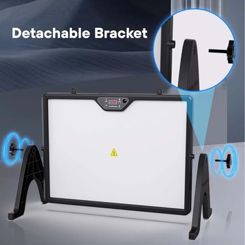 GROZY Double-Sided Chick Brooder Heat Plate 86-167°F Adjustable Temperature Angle Heater with Remote LED Night Light & Temp Display, Energy Saving Chicken Coop Heater for Chicks Ducks Cats Dogs