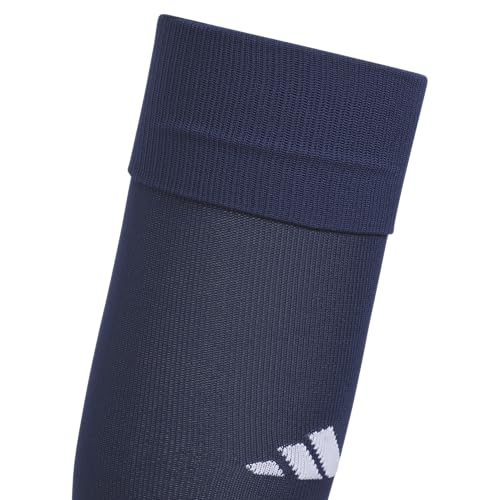 adidas Unisex Metro Soccer Socks or Calf Sleeves (1 Pair) Over-the-Calf | Unisex, 1-Pack, Cushioned Impact Zones, Moisture-Wicking, Calf Compression, Versatile Layering, Game & Practice Ready - color: Team Navy Blue/Calf Sleeve, size: Large, style: Calf S