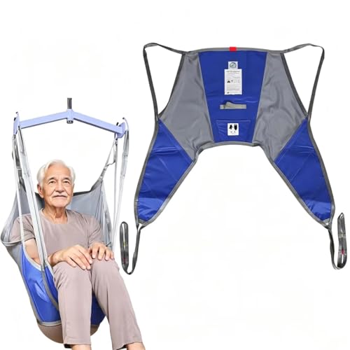 EZ Assistive Patient Lift Sling,Divided Leg Sling with Low or High Back, Lift Sling for Transfer and Positioning and Lifting, 500lb Weight Capacity (Small-Low Back) - size: Small-Low Back