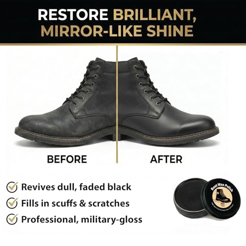 JobSite The Original Boot Scrubber and Boot Polish Wax Bundle