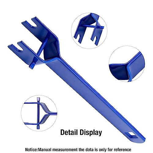 Wire Tensioner Electric Fence Strainer Handle in-line Strainer Handle Fence Tightener Wire Tightener Wrench Tightener Tool（Blue）