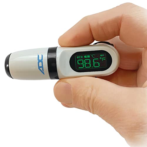ADC Adtemp-Mini 432 1-Second Non-Contact Infrared Thermometer | Compact, lightweight, and fast, with a wearable design for easy portability. Suitable for busy professionals and home use.