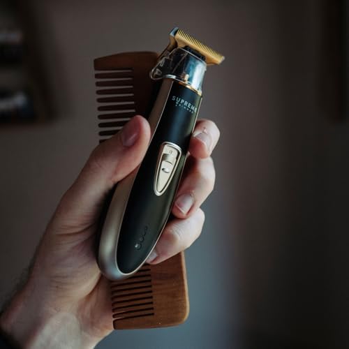 Supreme Trimmer 2-in-1 Crunch Lite Foil Shaver & T-Shaper Trimmer | ST5210 Beard Trimmer & STF600 Electric Razor | Travel Hair Trimmer Set | Black & Gold - style: Crunch Lite & Gold T-Shaper