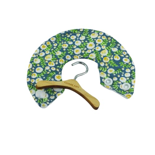 Bird Anti-bite Elizabethan Collar Monk Parakeet Feather Plucking Protection | Soft,Cockatiels Parrot Recovery Cones, Sun Conures Quaker Parrot Neck Protection With Wood Hanger - color: Mix- Flower