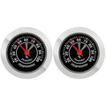 Hemoton 2-Pack Analog Cigar Humidor Hygrometer Round Mechanical Humidor Gauge Small Compact Humidity Meter for Cigar Box Violin Case Home Use