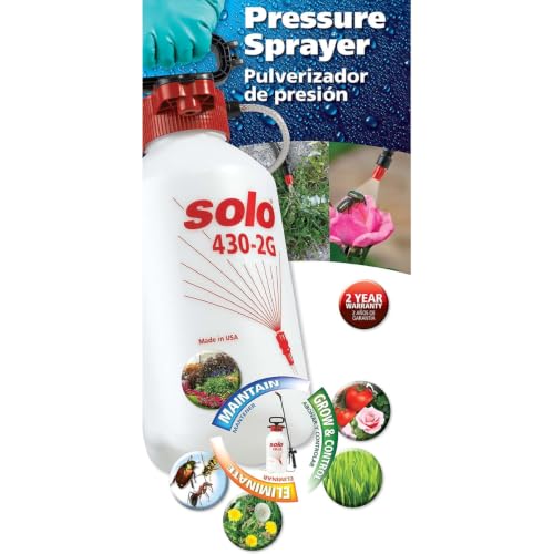 SOLO 430-2G 2-Gallon Handheld Sprayer with Viton® Seals in Key Locations