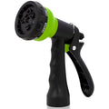 NEXCOVER Garden Hose Nozzle Sprayer - 7 Adjustable Watering Patterns Nozzle for Water Hose, Non-Slip Garden Spray Nozzle for Car Washing, Watering Plants, Pets Showering, Lawns Cleaning, Green - color: Green