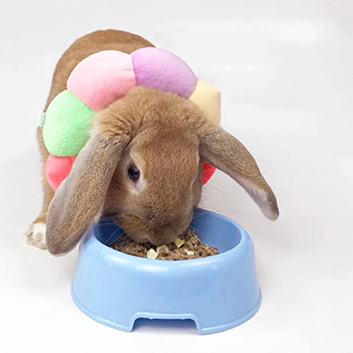 Adjustable Rabbit Protection Cone Collar,Soft Pet Recovery Collar for Rabbit/Chinchilla/Guinea Pigs/Kitten After Surgery Wound Healing,Elizabeth Neck Recovery E-Collar for Small Animals (XS) - size: XS