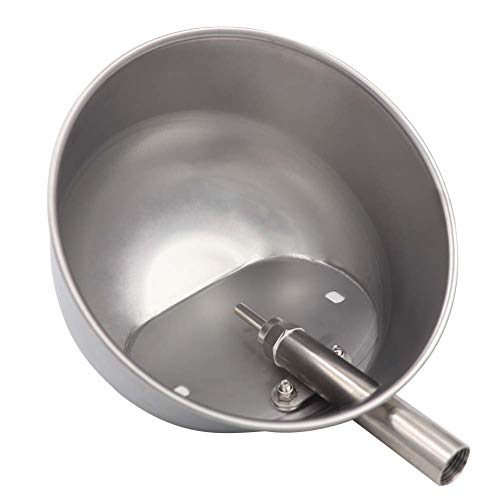 Automatic Pig Waterer Stainless Steel Pig Nipple Waterer | Wall Mounted Hog Waterer 1/2" Thread, Durable and Rust-resistant, Suitable for Pigs, Hogs & Sows in Barns and Pens