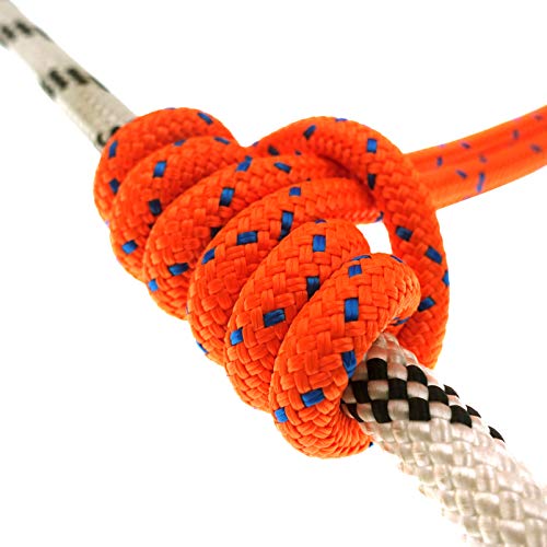GM CLIMBING 8mm (5/16") Prusik Swen Eye-to-Eye Pre-Sewn 30 inch / 45 inch - color: Orange-45 inch