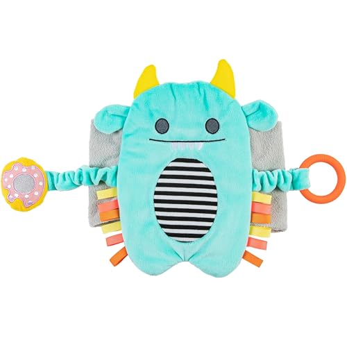 Dr. Brown's Gripebelt Heated Belly Band, Soothe Baby's Tummy with Gentle Warmth and Compression, Monster, 3m+, Blue - color: Blue Monster, size: 3m+ (Pack of 1)