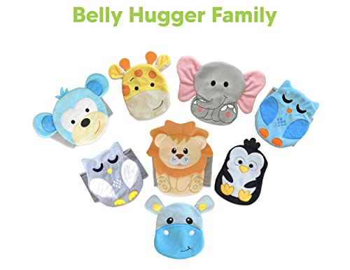 Baby Colic, Gas and Upset Stomach Relief, Baby Heated Tummy Wrap Newborns | Belly Hugger - Infant Swaddling Belly Belt, Heating Pad for Fussy Infants - color: Blue