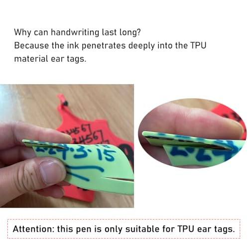 VET.PLUS Ear Tag Marking Pen With Special Strong Penetration Ink Waterproof Writing Long Lasting and Not Fade for Cattle Ear Tag (1)