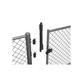 D&D TECHNOLOGIES ML3RPK MagnaLatch Round Post and Chain Link Gate Latch Adapter Kit, for Top and Vertical Pull Safety Gate Latches, Adapters Only, MagnaLatch Latch Not Included - size: 1 Count (Pack of 1), style: Round Post Adapter Kit