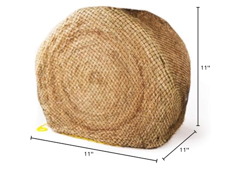 Texas Haynet - Round Bale Hay Net Slow Feed - Durable Round Bale Feeder for Horses - American Made UV Resistant Nylon Net - Fits Round Bales 4x6-6x6 or Square Bales 3x3x8-4x4x8 with 1.75" Holes - size: 1 Pack