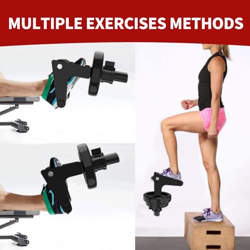 MARLANG Solo Tib Bar Tibialis Trainer Tibialis Bar Knees Over Toes Equipment Tibialis Raise Tibia Dorsi Calf Workout Machine Calves Workout Equipment Fit 2 Inch Weight Plates - size: NBR Thick Sponge-Diameter 50MM