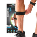 Calf & Shin Supports, Shin Splint Brace | Adjustable Neoprene Shin Splint & Leg Compression Support Strap | for Strains, Injuries, Pain - size: Small (2 Straps)