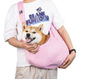 CYBERNOVA Small Pet Dog Cat Sling Carrier for 3-15lbs, with Pocket,Hand-Free Pet Bag Dog Cat Puppy Carry Bag for Travel and Walking Outdoor (Pink) - color: pink