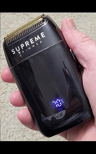Supreme Trimmer 2-in-1 DLC T-Shaper Beard & Hair Trimmer + Crunch Lite Foil Shaver | Barber-Grade Precision & Travel Kit | Cordless Beard Grooming Set - style: Crunch Lite & DLC T-Shaper