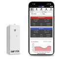 Temp Stick Remote WiFi Temperature & Humidity Sensor, Data Logger. No Subscription. 24/7 Monitor, Unlimited Text, App & Email Alerts. Made in America. Use with Alexa, IFTTT. Monitor Anywhere, Anytime - color: White