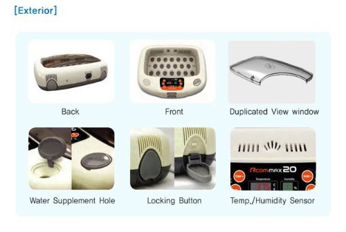 Rcom Incubator Universal Egg Tray + Free Candler Max 20