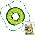 Supet Sponge Dog Cone Collar Stop Licking After Surgery, Dog Donut Collar | Adjustable Dog Recovery Collar Alternative, Detachable Shield, Soft, Comfy Cone, Neck Pillow for Small Dogs - color: Kiwi, size: S(Neck 6"-9")