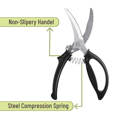 Mr. Pen- Heavy Duty Poultry Shears, Chicken Shears, Meat Cutting Scissors | Chicken Scissors Heavy Duty
