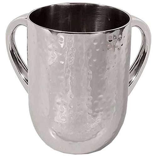 Hammered Silver Washing Cup by Yair Emanuel, Cups