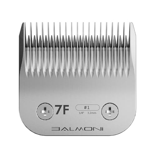 Professional A5 Blades – Powder Metallurgy + Titanium-Ceramic, Low-Heat High-Precision – Fits Wahl, Andis, Oster, Heiniger A5 Clippers, Parent (#7F 3.2mm-1/8) - size: #7F 3.2mm-1/8"