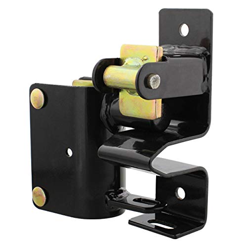 Rural365 Livestock One Way Latch for Cattle Gate - Black Farm Gate Metal Gate Latch 1 Way for Horse Corrals, Ranches
