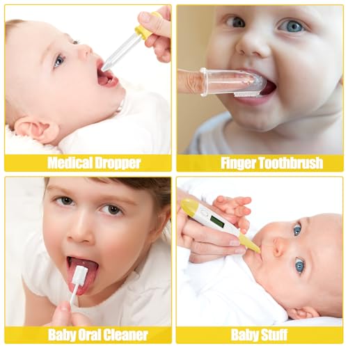 Baby Healthcare and Grooming Kit for Newborn Kids, 24PCS Upgraded Safety Baby Care Kit, Newborn Nursery Health Care Set, Baby Care Products (Yellow) - style: YELLOW-24