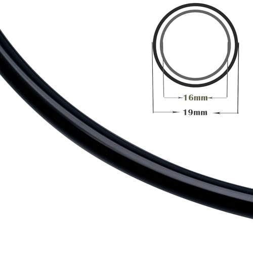 5/8"ID Silicone Tubing,Food Grade Hoses Pure Silicone Tubes High Temp Pipe | Flexible for Home Aquarium Brewing,Rubber Tubing,5/8" ID x 3/4" OD,5 Feet Length,Black - size: 5/8" ID x 3/4" OD, style: 5 Feet