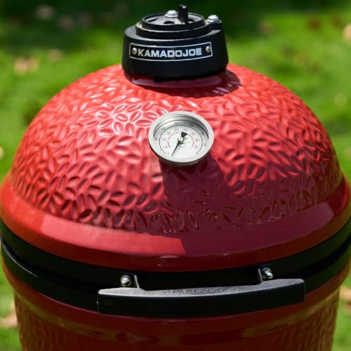 BBQ Grill Temperature Gauge Waterproof Large Face for Kamado Joe JR Barbecue Charcoal Grill Stainless Steel 150-900°F Cooking Thermometer (2.5" for KJ) - size: 2.5" for KJ