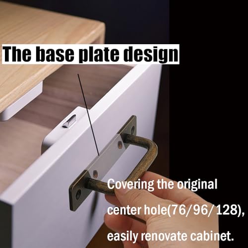 12 Pack 5 Inch 128 mm Copper Cabinet Handles Aluminum Cabinet Pulls Drawer Pulls - color: Copper, size: 5 Inch