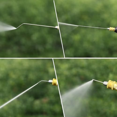 High Pressure Washer Nozzle Kit For Washing,Stainless Steel Flush Wand Extension Spray Tips With Quick Connect For Washing Machine, Ac Coil, Water Heater And Appliance Cleaning