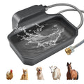 PETTEN Auto Fill Dog Water Bowl, Outdoor 1Gal/3.75L Automatic Dispenser | Auto-refill float valve,no electricity.3.75L for dogs/cats&livestock.3/4"GHT hose connection.Food-grade HDPE,durable - color: Grey