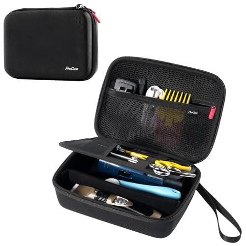 ProCase Hard Pet Grooming Tool Storage Case -Black | Travel Organizer for Oneisall/Wahl Dog Clippers, Pet Shaver, Nail Trimmer & Accessories, Bag for Dog or Cat Grooming Kits