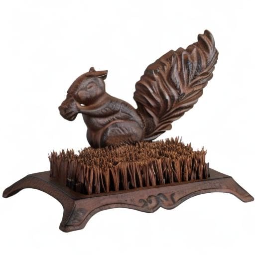 Esschert Design Boot Brush Squirrel