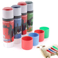 4 Pcs 2.82 Oz Livestock Marker Crayon, Cattle Marking Tools for Pig Cow Goat Horse, Donkey, Large Animal Crayons, Water Proof, Animal Skin Marking(2 Red, 1 Blue, 1 Green)