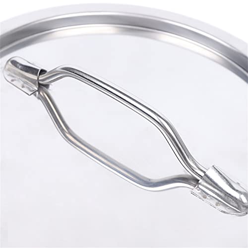 Stainless Steel Milk Bucket Lid, Durable Universal Lid with Embedded Silicone Seal Ring for 12L/20L/30L/40L/50L/60L Milk Bucket - color: Lid