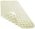 Yimobra Bathtub Mat Non Slip, Super Strong Suction Cups, 28"X16" Long Shower Mat with Drain Holes, Machine Washable Fast Draining Bath Mats, Bathroom Essentials,Beige - color: Beige, size: 27.5 X 15.5 Inch